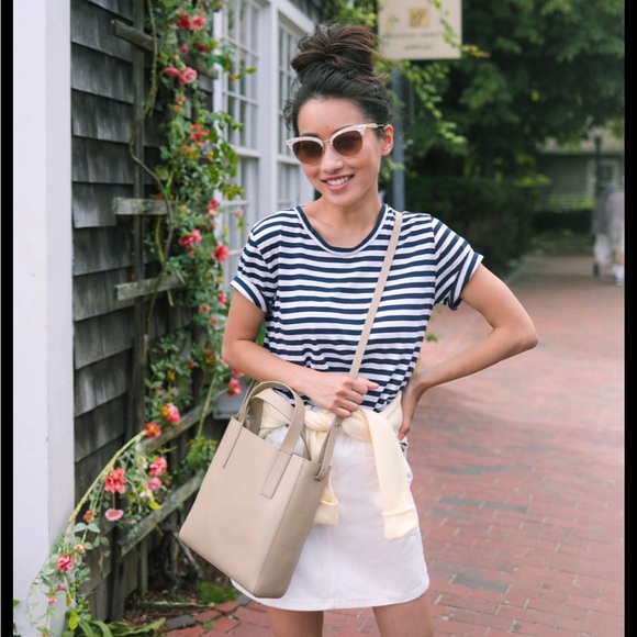 Everlane White Denim Mini Skirt- 25 - Picture 1 of 10